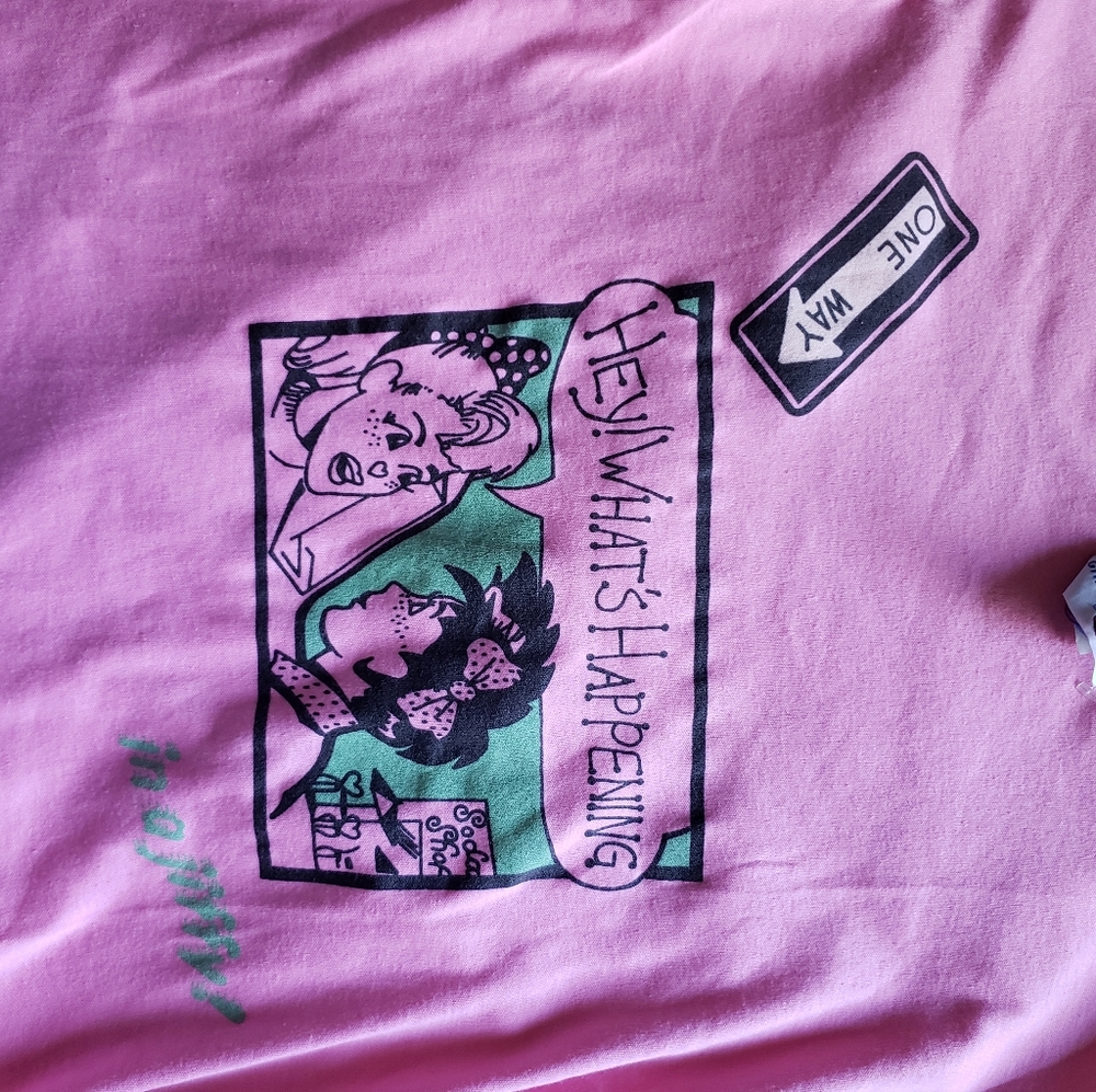 Vintage EJ pop art tee